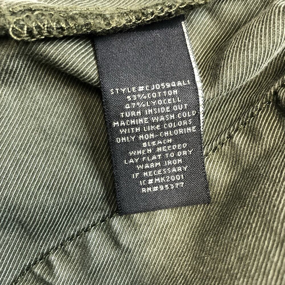 Sanctuary Liberty Military Jacket In Army Green Snap Front Field Utility Sz S - Picture 7 of 10